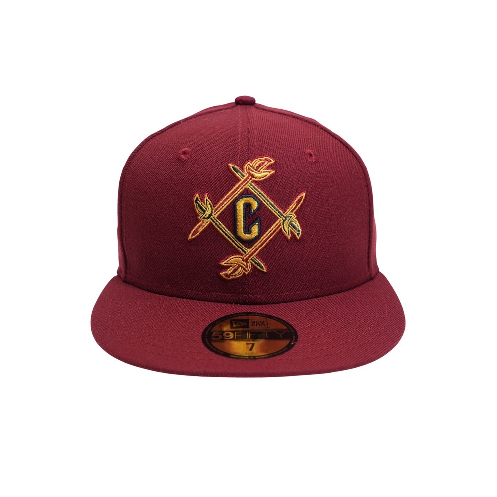 New Era 59FIFTY Cleveland Cavaliers Hat Size 7 Maroon NBA Fitted Cap